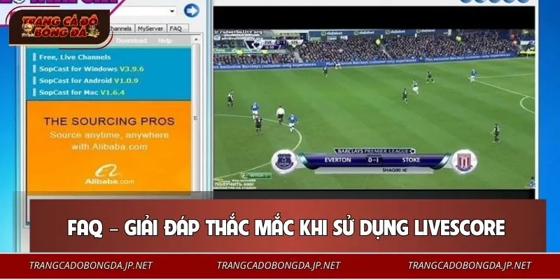 Livescore Câu hỏi thường xuất hiện khi sử dụng Livescore
