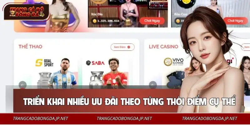 Chính sách khuyến mãi hỗ trợ người chơi hiệu quả